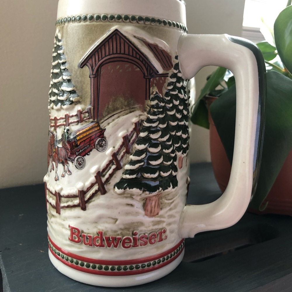 Budweiser 1984 Holiday Stein